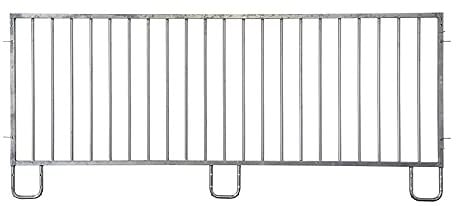 Kerbl 14497 Modulare Zaunaufstallung, Zaunteil Gitter, 285cm x 3cm x 120cm