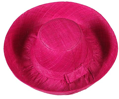 Miro Boho Chic - Sombrero Ibiza Medio. Practica y Chic Pamela de ala Media realizado en Rafia de Madagascar. Pamelas para Bodas y Tocados. Sombrero Playa Mujer Paja. Madrina Boda.