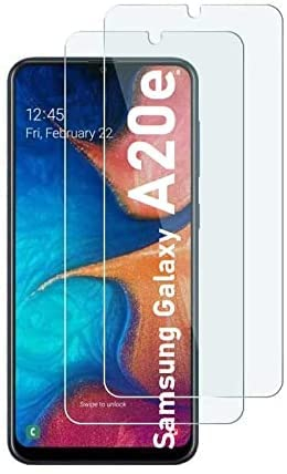 Panzer Schutz Glas kompatibel mit Samsung Galaxy A20e [2 Stück] Displayschutzfolie,Schutzfolie 9H, 100% Fingerabdrucksensor Glas
