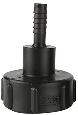 FOGWOWO Tankschlauch Adapter IBC Adapter 60 mm Grobgewinde Import auf 1/2(12mm) Gartenschlauch Wasserhahn Adapter Ventil Rohrverbinder Armaturen Werkzeuge