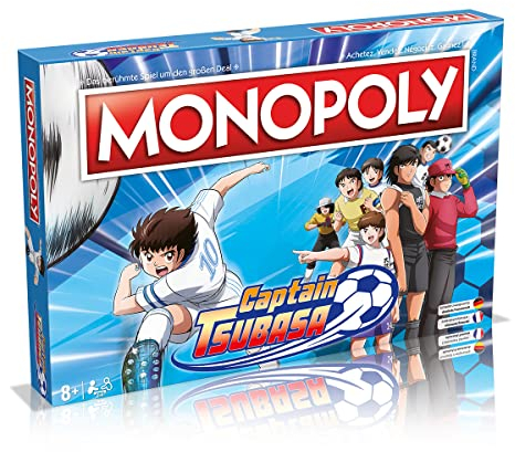 Winning Moves - Monopoly - Captain Tsubasa - Brettspiel - Alter 8+ - Deutsch