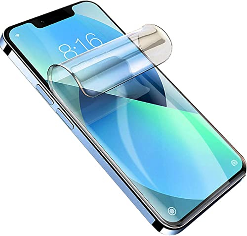 Stejnhge 【2 Pezzi】 Pellicola Protettiva in Idrogel per iPhone 14/ iPhone 13/13 Pro (6.1), Protezione Schermo in TPU (trasparente, NON in vetro temperato)