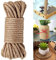Corde Jute Corde Chanvre - 15M x 10mm Corde De Jute Solide et Souple Corde Decoration, Résistante Corde en Jute pour Le Bricolage, Décoration de Meubles, l'emballage, Jardinage, Arbre à Chat