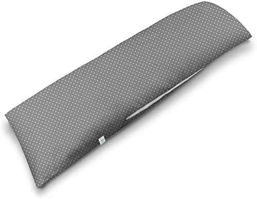 ekmTRADE Seitenschläferkissen 40x145cm Langkissen ergonomisches Schlafkissen, erholsamen Schlaf optimale Druckentlastung, Körperanpassung, für Schwangere, Stillende & Allergiker (13, Kissen mit Bezug)