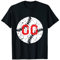 Vintage Baseball #00 Rot Baseball Spieler Trikot Nummer T-Shirt