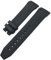 BKUANE Gummi-Silikon-Uhrenarmband 22 mm 21 mm für Tissot T120417 Sea Star 1000 Series Orange Schwarz Wasserdichtes Taucher-Uhrenarmband, 21 mm, Achat