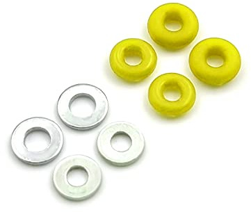 SPITBOARDS Fingerboard O-Ring Bushings Washer - Yellow