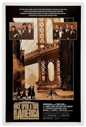 NEDOES Once Upon A Time in America, Filmposter, Leinwand-Poster, Wandkunst, Dekor, Bild, Gemälde für Wohnzimmer, Schlafzimmer, Dekoration, ungerahmt, 20 x 30 cm