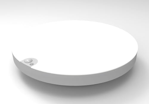 Heitronic LED Wand- und Deckenleuchte ALLROUNDER 20 Watt kreisförmig 230mm warmweiss 3000 Kelvin mit Bewegungsmelder und Helligkeitssensor