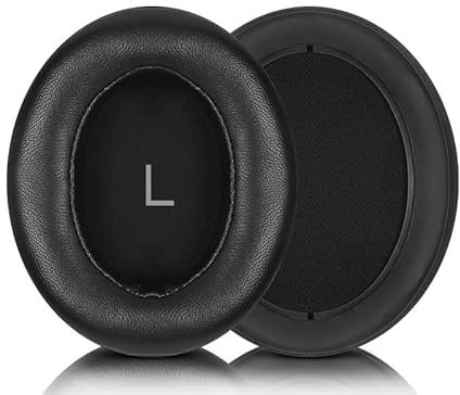 INF Cuscinetti auricolari in pelle di agnello con fibbia per Sennheiser MOMENTUM 3, Efficace isolamento acustico per un'esperienza di ascolto intensa, Suono migliorato, Pelle di agnello