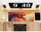 Orange Mouse Mat Large Desk Mat 35.4 x 15.7 Inch, Fire Dragon Mouse Pad Gaming Mousepad, Waterproof Keyboard Mat, Durable, Soft,Non-Slip Rubber Base Mouse Mats for Desk Office Gaming Home Decor-604HDM