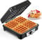 VINATO Gaufrier, Machine à Gaufre pour 4 Gaufres, Appareil a gauffre, 1200W Waffle Maker, Température Automatique