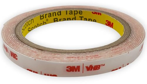 3M Klebeband doppelseitig Original VHB 4910 doppelseitiges Klebeband transparent (10mm x 3 Meter)