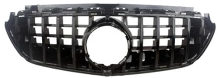YYEFNMAZ Kompatibel for Mercedes-Benz W213 E-Klasse E63 AMG 2016 2017 2018 2019 2020. Auto-Front-Racing-Facelift-Grill, oberer Stoßstangengrill(Black)