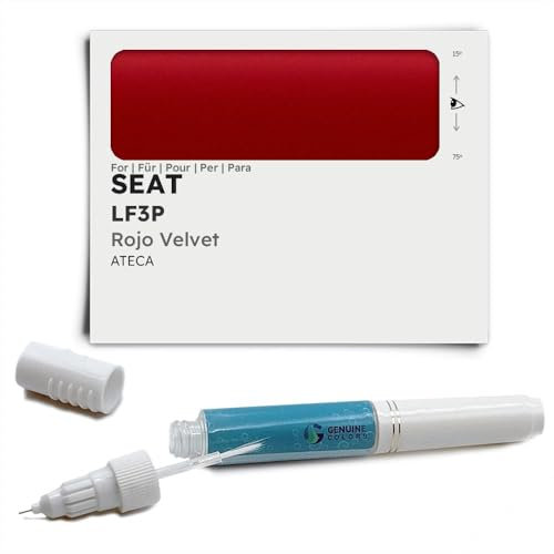 Genuine Colors Lackstift Rojo Velvet LF3P für SEAT Rot ATECA