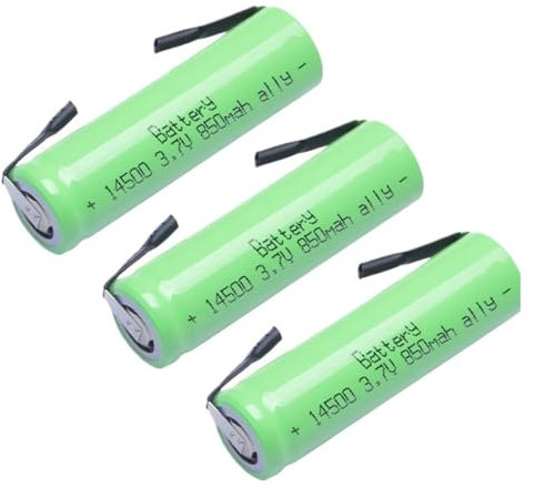 850 MAh 3,7 V Akku for Elektrische Zahnbürsten. Kompatibel Mit Braun Oral-B IO4, IO5, IO6, IO7, IO8, IO9 Zahnbürsten(3 PCS)