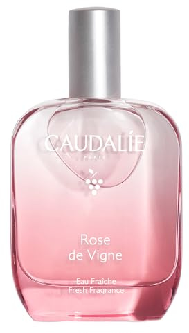 Caudalie Acqua Profumata Rose de Vigne – Fragranza Romantica e Floreale, Note di Rosa Bianca Rabarbaro e Muschio Bianco, 91% Ingredienti di Origine Naturale, Senza Coloranti, Vegano, 50 mL