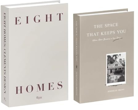 DONGKER Dekobücher, 2er-Set Ästhetische Chic Faux Deko Bücher für Heimdekor, Fake Books für Wohnkultur, Büro, Wohnzimmer, Regal Dekor Display