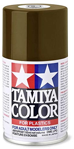 TAMIYA 85001 TS-1 Rot-Braun matt 100ml - Sprühfarbe für Plastikmodellbau, Modellbau und Bastelzubehör, Sprühfarbe für den Modellbau, 100 ml (1er Pack)