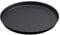 Contacto Pizzablech aus Schwarzblech, ∅22 cm, 2,5 cm hoch, gebördelter Rand, Gastro-Qualität, nicht spülmaschinengeeignet