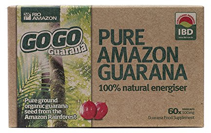 Rio Amazon Organic Guaraná 500mg (1, 60 vcaps)