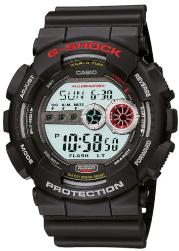 Casio G-Shock - Resin Digital Watch for Men, Grey, Mens Standard, GD-100-1ACR