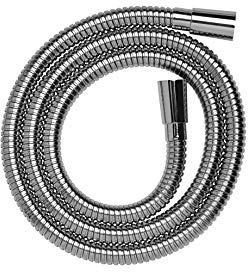 Croydex Reinforced Stainless Steel Shower Hose 1.5m | Large 11mm Bore | Universal Fittings for Most Showers