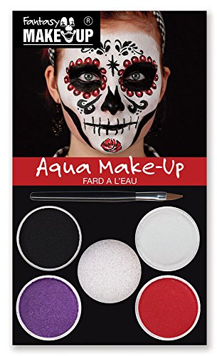 KREUL Fantasy Aqua Make Up Picture Dark Queen, 1er Pack (1 x 7 Stück)