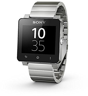 Sony Universal SmartWatch 2 SW2 (Bluetooth, One Touch NFC für Smartphones mit Android 4.0) silber