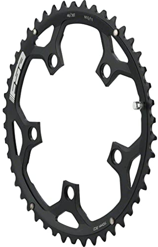 FSA Kettenblatt - Pro Road [371-0246D] o LK 110 o 46 o N-10 o Al 7075-T6 o gestanzt o schwarz