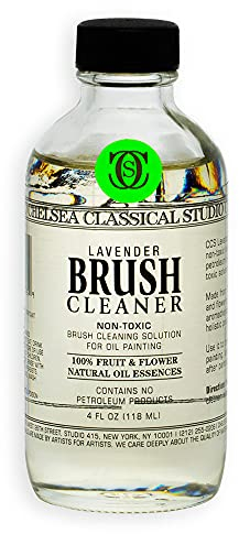Chelsea Classical Studio : Non Toxic Lavender Brush Cleaner : 4oz (118ml)