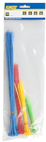 Kinzo 79386 Kabelbinder PVC, 100-teilig