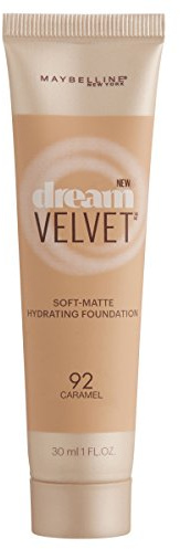 Maybelline New York Dream Velvet Foundation, Caramel, 1 Fluid Ounce
