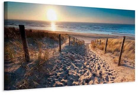 Cuadros B&D XXL - Leinwandbild Landschaft Natur, 120x40 cm, 1-teilig | Hochwertige Leinwand, sofort aufhängbar, ideal fürs Wohn- oder Schlafzimmer, wasserfest und lichtecht, langlebig, stilvoll