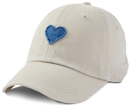 Life Is Good Erwachsene Chill Cap, verstellbare bestickte Grafik-Baseballmütze für Männer und Frauen, Einheitsgröße, Herzknochen, Einheitsgre