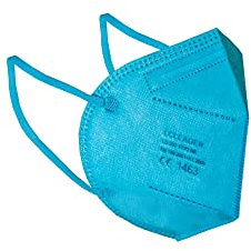 LCLEADER 20 Mascherine FFP2 confezionate singolarmente (AZZURRO)