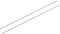 sourcing map HSS(High Speed Steel) Extra Long Twist Drill Bits, 3mm Drill Diameter 300mm Length for Hardened Metal Woodwork Plastic Aluminum Alloy 2 Pcs