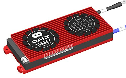 Daly Smart BMS 3S Li-Ion 12V 100A Placa Protección Inteligente para Batería de Litio con Can, 485, Bluetooth, Equilibrio para Almacenamiento de energía en el hogar, el Camping, Energía de Emergencia