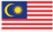 MUWO Flagge Nations Together 90 x 150 cm Nationalmanschaften, doppelseitige Gartenflagge, wetterfeste Fanflagge, Fußballflagge Polyester Länderfagge Deutschland mit Ösen (Malaysia)
