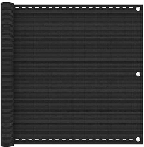 Bussandri Exclusive - Balkon-Sichtschutz Anthrazit 90x300 cm HDPE