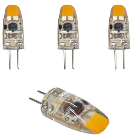PB-Versand 3x G4 LED 1,1W 12V / 24V (10-30 Volt) dimmbar Leuchtmittel