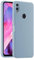 HULLIN Funda de Silicona Colorida para Teléfono, Adecuada para Redmi Note 7 (6.3) - Azul Humo