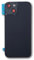 DHLK® Backcover Glas Rückseite Gehäuse kompatibel mit iPhone 14 - Back Glass Big Hole (Schwarz)