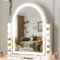 Hansong Miroir de Maquillage Hollywood avec éclairage - 12 LED à intensité Variable - 3 températures de Couleur - Miroir de Maquillage avec lumières - Contrôle Tactile - Grand Miroir de Table