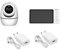 TYREE Monitor Video per 2,4 G Telecamere di Sorveglianza 355° con Schermo di Visualizzazione della Temperatura Smart Home Presa UE