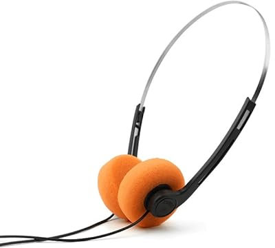 Retro Over-Ear Headphones, Vintage Feelings Underwire Headphone Walkman Headphones, Lightweight Stereo Wired Earphones, 80s-90s Retro Headset, Hi-Fi Sound, Compatible with Most Mobile Devices