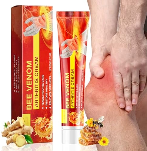 Bienengift & Ingwer Gelenkcreme - Bee Cream Bienengiftsalbe,Bee Venom Joint Relief Gel, Salbe für Nacken, Schultern, Knie & Rücken - Natürliche Pflege für Muskeln & Gelenke, 20g (1PCS)