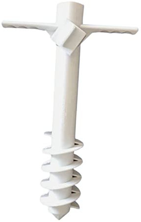 TOGEVAL Ancre De Parasol Plage à Broches Pince à Sable Tarière pour Parasol De Plage