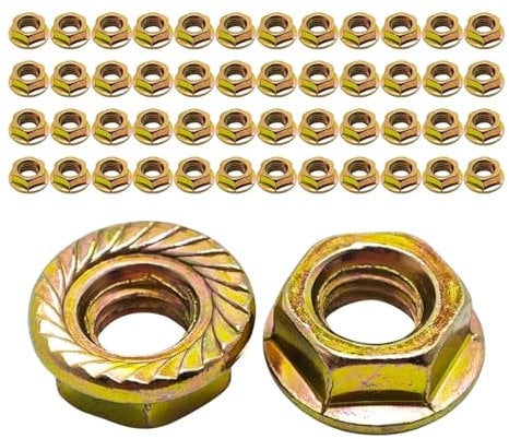 SONGMIky 50pcs Bar Flange Nut (M8) For HUSQVARNA 51 55 61 66 268 272 345 350 351 353 357 359 362 365 372 394 395 450 455 460 Chainsaw