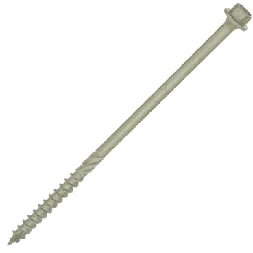 SiDAX | Timber Frame Screws | Hex Head | Exterior Green | 6.7 x 150mm | Box 50 pcs (TFS01-67150)